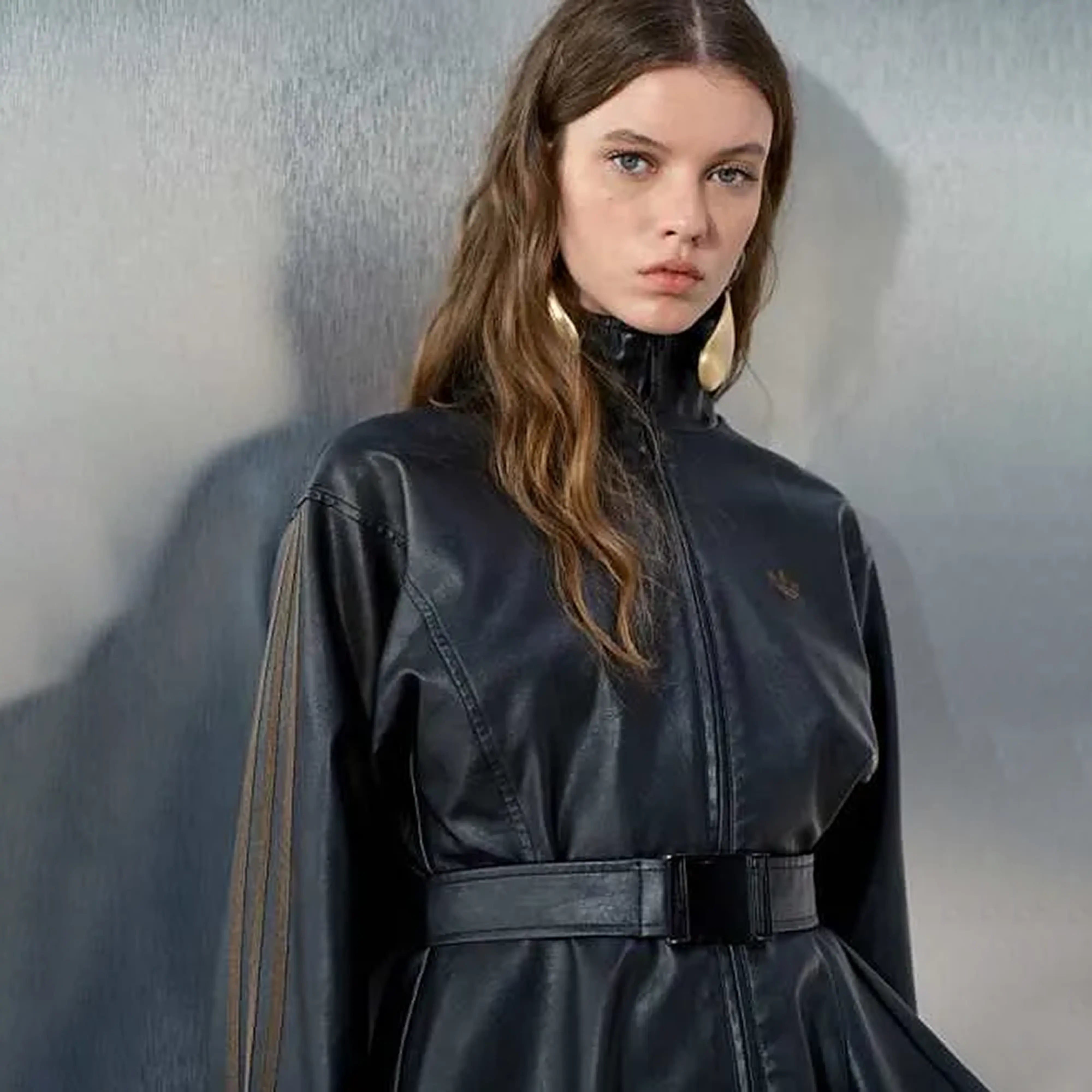 adidas black peplum jacket