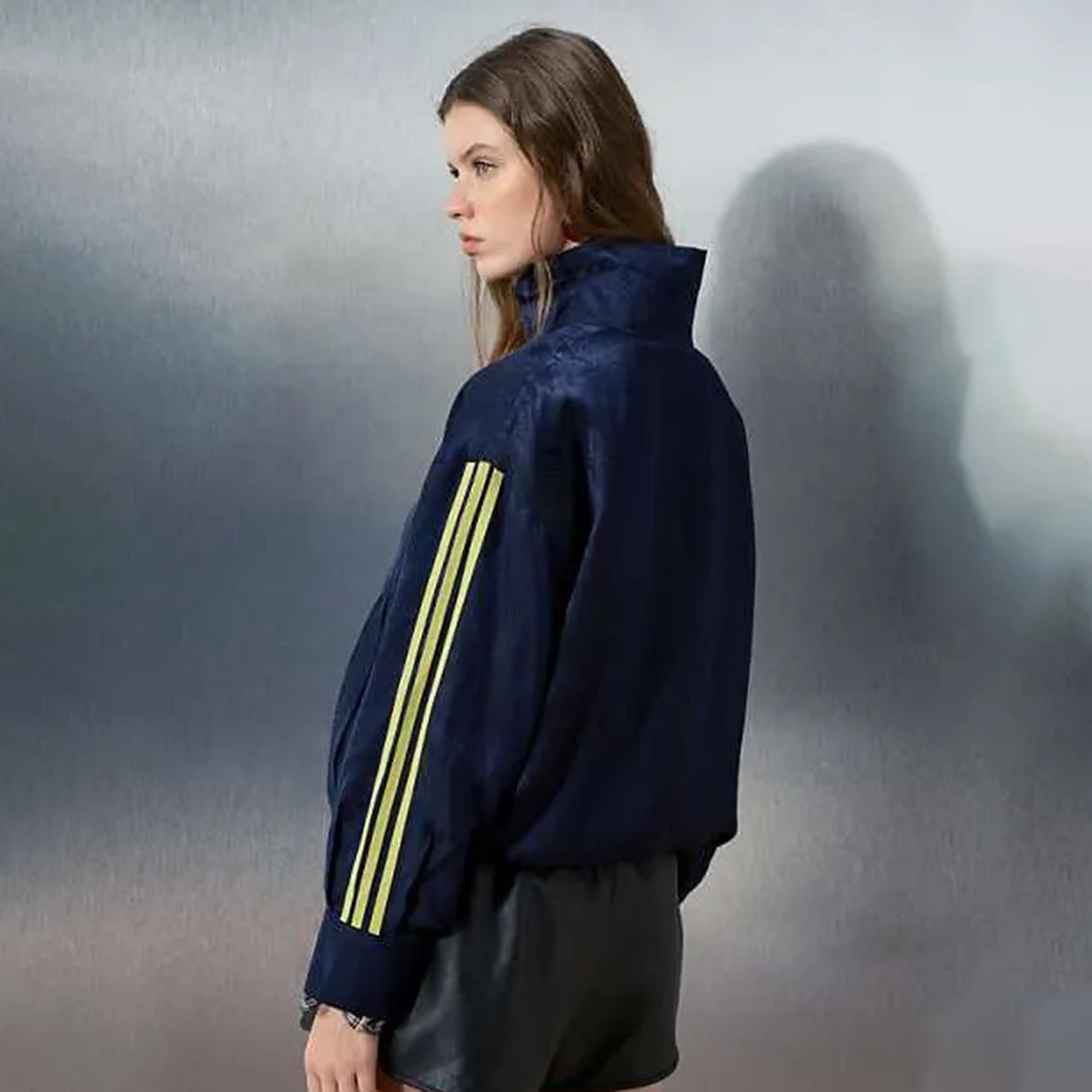 adidas funnel inspired satin shirt