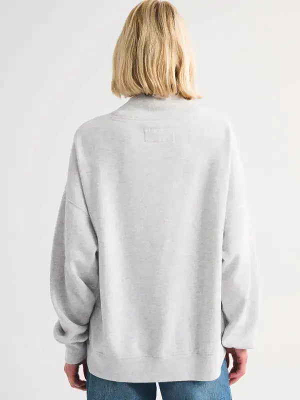 Buffalo Bills Abercrombie Funnel Neck Grey Sweatshirt