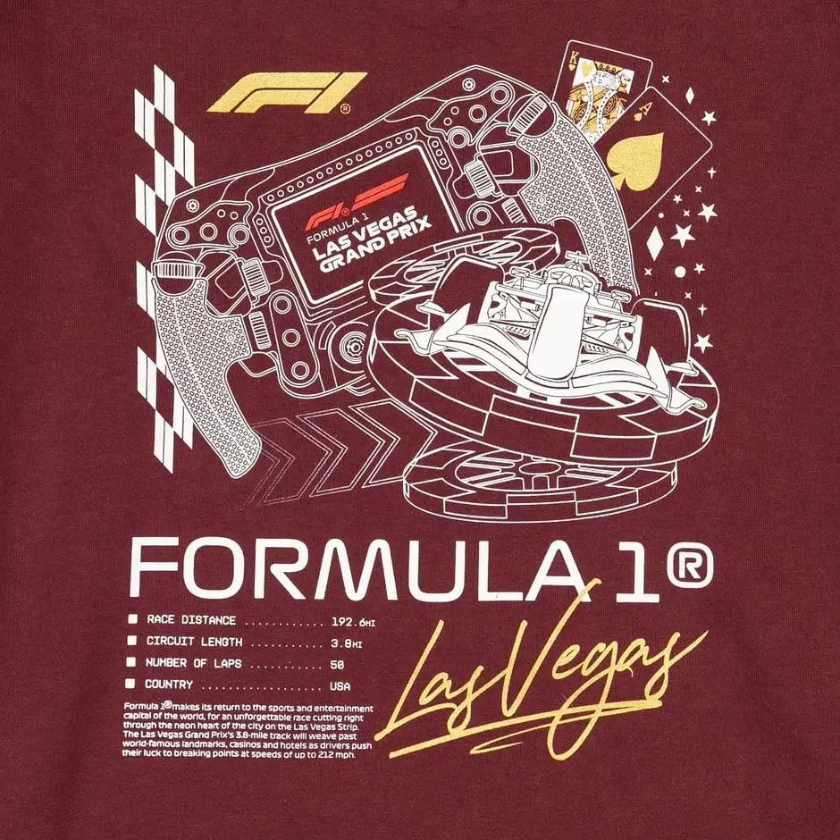 las vegas-grand prix 2026 maroon f1 hoodie