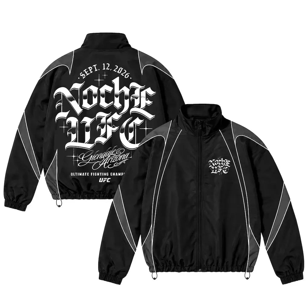 UFC Noche 2026 Black Track Jacket