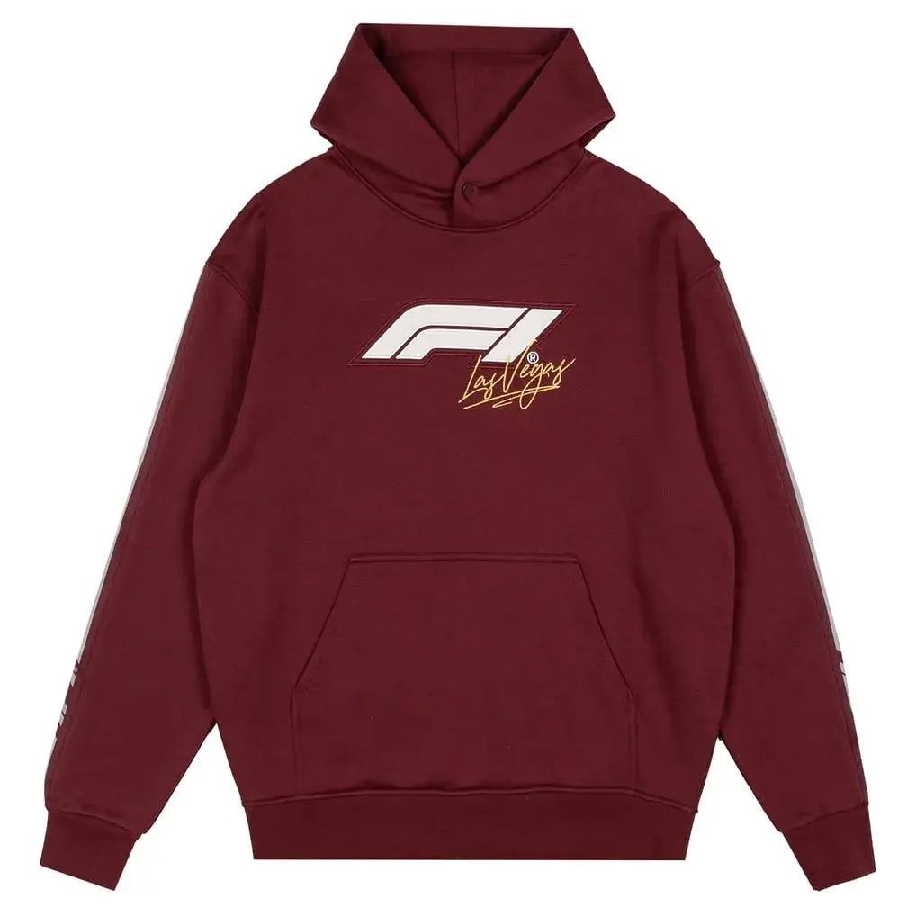 mens maroon las vegas grand prix steering hoodie