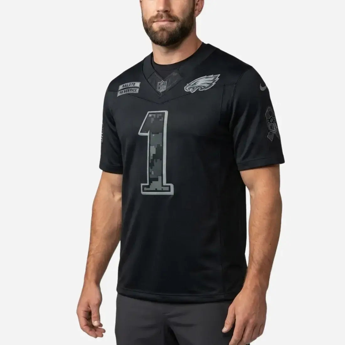 recreated  nike eagles jalen hurts salute service jersey