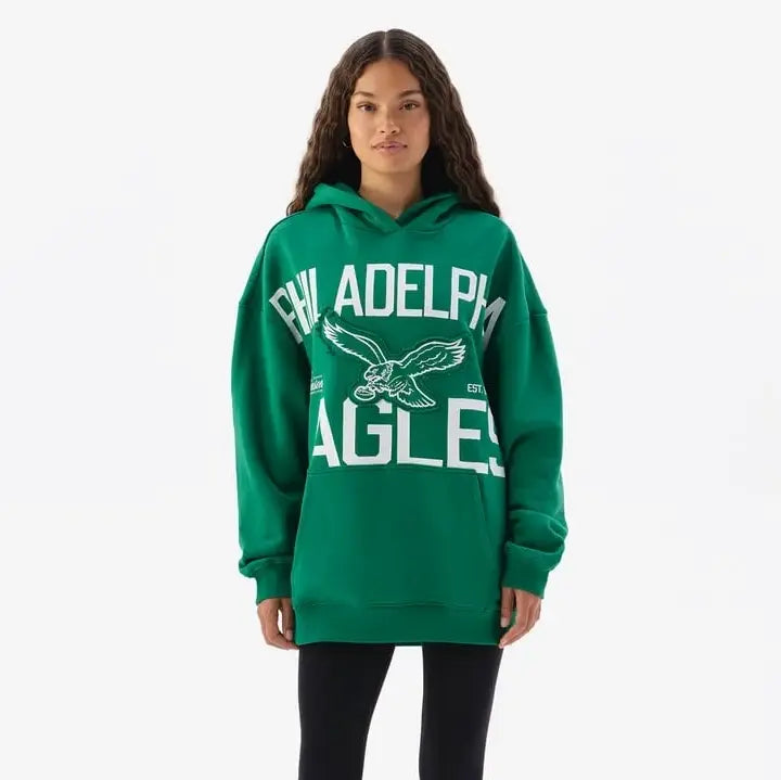 recreated philadelphia eagles kelly green hoodie