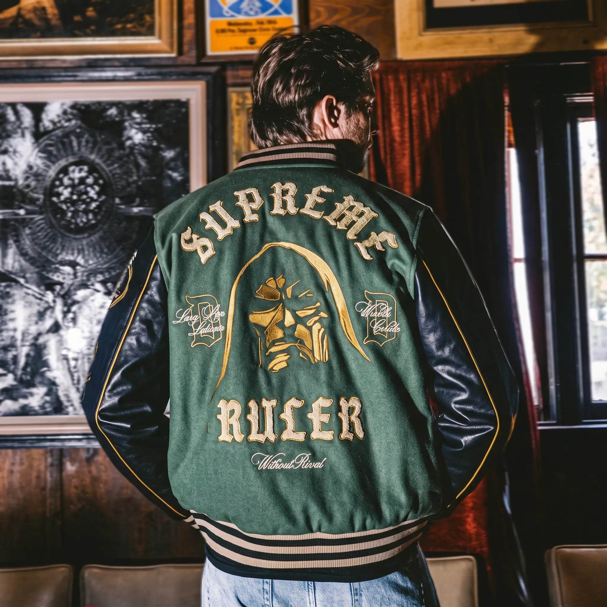 supreme ruler doctor doom letterman jacket